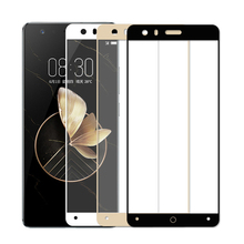 Полное покрытие закаленное стекло для ZTE Nubia Z17 Защитная пленка для экрана для ZTE Nubia Z17 стекло