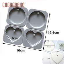 COOKNBAKE Silicone Candle Wax Mold round Heart Shape Aromatherapy Clay Crafts Gifts Decoration Handmade Soap DIY Ornaments Mould 2024 - buy cheap