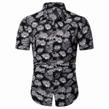 Mens Summer Beach Hawaiian Shirt 2019 Brand New Short Sleeve Floral Shirt Men Casual Holiday Party Clothing Camisa Masculina XXL 2024 - buy cheap