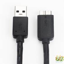 Кабель-удлинитель A папа-микро B USB 3,0 для передачи данных USB 3,0 для внешнего жесткого диска HDD для компьютера ноутбука 2024 - купить недорого