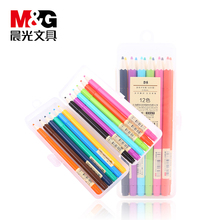 M & g agpa6705 canetas de gel 12 tamanhos de 0.35mm, canetas bonita da coreia de marca de papelaria 2024 - compre barato