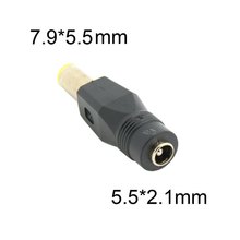 7.9 5.4mm DC Male 7.9 * 5.4 mm  to 5.5 * 2.1 mm 5.5 2.1mm DC Female Power Plug for Lenovo IBM Laptop Adapter 2024 - buy cheap