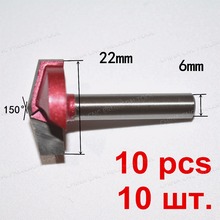 6mm*22mm*150degrees,Freeshipping CNC solid carbide 3D End Mill,tungsten steel woodworking insert router bit,wood tools,3D V Bit 2024 - buy cheap