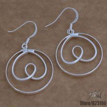 AE107Silver plated earrings , silver fashion jewelry , The ring contains heart /epcangja gboaosva 2024 - buy cheap