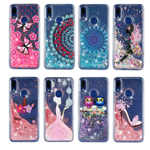 Glitter Liquid Case Cover For Xiaomi Redmi Note 7 Star Heart Dynamic TPU Quicksand Funda For Xiaomi Redmi Note 6 Pro Note 5 2024 - buy cheap