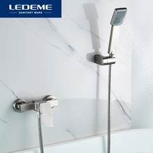 LEDEME Bathtub Faucet Stainless Steel Shower Single Handle Mixer Tap Hand Shower Bathroom Shower Faucets L72033 2024 - buy cheap