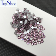 Topstone Nail Rhinestone Lt Amethyst Color Flatback Non Hotfix Rhinestones Decoration Crystal Stones 2024 - buy cheap