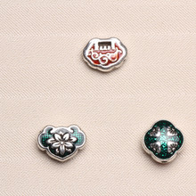 5 unids/lote clásico de forma Irregular de la gota de aceite encanto perlas de 12mm 13mm artesanía tibetana cuentas separadoras de plata accesorios de la joyería DIY 2024 - compra barato