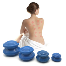 4 Uds latas de vacío para masaje corporal tazas de silicona masajeador absorbente de humedad masajeador anticelulítico alivio de la salud juego de tazas para el dolor 2024 - compra barato