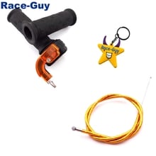 Gold Cable + Twist Handle Throttle For 43cc 47cc 49cc Mini Dirt Kids ATV Pocket Bike Minimoto 2024 - buy cheap