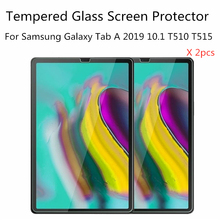 2pcs 0.3mm 9H Tempered Glass Screen Protector For Samsung Galaxy Tab A 2019 10.1 T510 T515 SM-T510 SM-T515 Protective Film 2024 - buy cheap