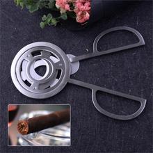 LETAOSK New Durable Silver Stainless Steel 3 Blades Knife Cigar Cutter Tobacco Cigarette Scissors Clipper Tool 2024 - buy cheap