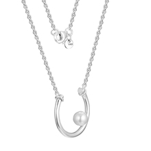 Contemporary Pearl Necklace 100% 925 Sterling Silver Jewelry Free Shipping 2024 - buy cheap