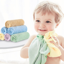 Toalla de baño con capucha para bebé, conjunto de toallas pequeñas para el rostro con muselina de microfibra, ideal para regalo, 6 uds. X 30x30cm 2024 - compra barato