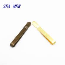 10 PCS Classic Men Tie Pin Clips Brass Bronze Silver Color Tie Clips For Men 51mm Exquisite Wedding Tie Clips Men Tie Bar 2024 - buy cheap