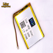 1.0mm 3wire connector 366094 2500mah 3.7V Li-ion Polymer Battery Rechargeable For Tablet PC 7 inch 8 inch Battery 2024 - buy cheap