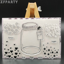 Zfparty carimbo/selo transparente para scrapbooking/álbum de fotos, faça você mesmo, cartão decorativo 2024 - compre barato