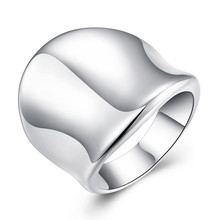 2018 популярное серебряное кольцо на палец большого пальца модные ювелирные изделия унисекс крутой уличный стиль высшего качества размер 6-10 # R052 2024 - купить недорого