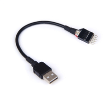 9-контактный разъем для внешнего USB A папа ПК материнская плата Внутренний кабель-удлинитель данных 2024 - купить недорого