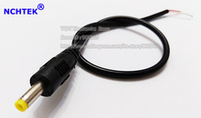 Cable de enchufe macho NCHTEK recto DC 4,0x1,7mm, DC cable de alimentación/4,0/1,7mm macho conector Pigtail/envío gratis/8 piezas 2024 - compra barato