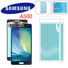 Tela super amoled original para samsung, galaxy a5 2015, a500fu, a500, a500f, a500m, display de toque, substituição, digitalizador 2024 - compre barato