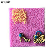 Cake Decoration DIY Tools Letters Lace Leopard Grain Chocolate Liquid Silicone Molds Pastry Mould Jello Pudding Ice Cube Soap 2024 - buy cheap