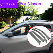 Toldos de estilo de coche, visores de ventana, protector solar para lluvia, cubierta adhesiva para Nissan x-trail Rogue Qashqai Kicks Patrol Y62 Teana 2024 - compra barato