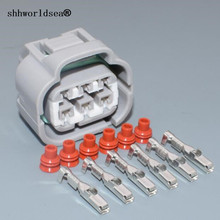 Shhworld-pedal do acelerador fêmea de 6 pinos para carro, conector elétrico para toyota lexus 7283-7064-40 90980-10988 2024 - compre barato