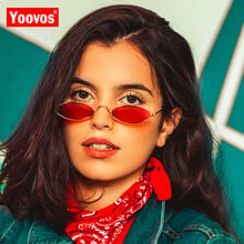 Yoovos 2021 Small Frame Round Sunglasses Women Male Retro Metal Oval Men Vintage Round Sun Glasses Eyewear Female Gafas De Sol 2024 - buy cheap