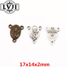 50pcs Vintage zinc alloy oval charms  Connector Plate pendant fit Bracelet Necklace metal jewelry accessories Making 5972 2024 - buy cheap