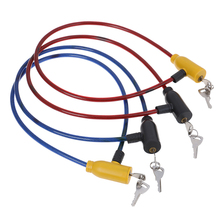 1 pc Metal Cycling 8x640mm Cable Anti-Theft Bike Safety Lock With 2 Keys 2024 - buy cheap