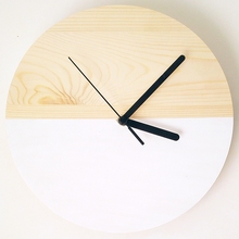 12/14 Inch Wooden Natural Wall Clock Simple Silent Coffee/Bar Decor Crafts Natural Wall Clock Wooden Art Crafts Ornament 2024 - buy cheap