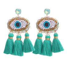 Sehuoran-pendientes colgantes con borlas para mujer, aretes de boda, elegantes, estilo bohemio, fiesta 2024 - compra barato