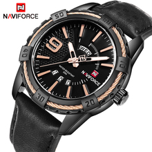 Лидирующий бренд NAVIFORCE Роскошные Бизнес Мужские часы водонепроницаемые спортивные военные кварцевые наручные часы Мужские часы Relogio Masculino 2024 - купить недорого
