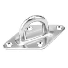 304 Stainless Steel 10mm Thick Ring Sail Shade Pad Eye Plate Marine Boat Rigging 2024 - buy cheap