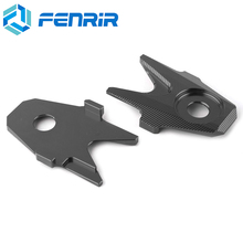 Fensora garfo traseiro decorativo de alumínio para motocicleta, tampa de proteção cnc para kawasaki ninja300 z300 2024 - compre barato