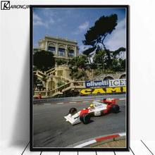 Posters and Prints Ayrton Senna Poster F1 Formula Racing Car Canvas Painting Wall Art Picture for Living Room Home Decor 2024 - buy cheap