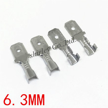 50sets 6.3mm with transparent sheath inserted spring 6.3mm male connector terminal Faston with insulator for wire 2024 - buy cheap
