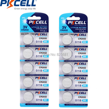 PKCELL-Batería de botón de litio, pilas de 3V, CR2032, DL2032, CR 2032, KCR2032, 5004LC, ECR2032, lote de 10 Uds. 2024 - compra barato