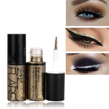 New professional shiny eyeliner pen cosmetic silver rose gold color waterproof liquid glitter eyeliner eye makeup beauty tool 2024 - buy cheap