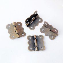 Free Shipping 20pcs Antique Bronze Hardware 4 Holes DIY Box Butt Door Hinges (Not Including Screws) 29x27mm J3018 2024 - buy cheap