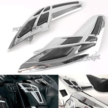 Motorcycle Goldwing Chrome Fairing Tank Trim with Knee Pads For Honda Gold Wing GL1800 2001-2011 02 03 04 05 06 07 08 09 10 2024 - buy cheap