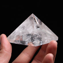 xd j00393 Natural Quartz Crystal Healing White Crystal Pyramid 2024 - buy cheap