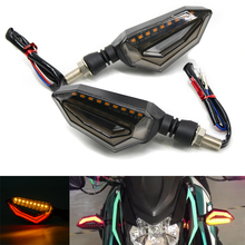 Seta indicadora de conversão para motocicleta, led, flexível, para ducati multiroad 1200, 1200s, monster 795, 796, 821 e 1200s 2024 - compre barato