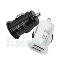 1X Universal Car Charger Dual USB Power Port Adapter Cigarette Lighter Converter For Phones/PDA/MP3/MP4/PMP/GPS 2024 - buy cheap