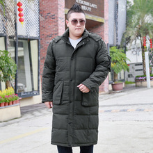 Размер приблизительно 10XL зимняя куртка мужская зимняя брендовая утепленная длинная куртка для отдыха на коленях Мужское пальто куртка для 175 кг 2024 - купить недорого