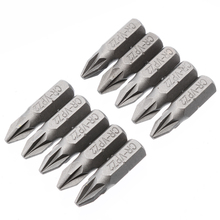 Juego de puntas de destornillador Pozi 2 PZ2, Tornillo hexagonal de 25mm para herramientas eléctricas, 10 Uds. 2024 - compra barato