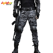 Military Tactical Pants Men Camouflage Overalls Cargo Pants SWAT Army Airsoft Clothes Hunter Field Work Combat Trousers 28-40 2024 - buy cheap