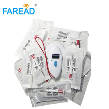100x 1.4x8mm 134.2KHz RFID Animal pet chip Injector syringe+1x Bluetooth-compatibl FDX-A,FDX-B,HDX,EMID microchip reader Scanner 2024 - buy cheap