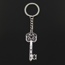 New Fashion Keychain 61x21mm Vintage Skeleton Key Pendants DIY Men Jewelry Car Key Chain Ring Holder Souvenir For Gift 2024 - buy cheap